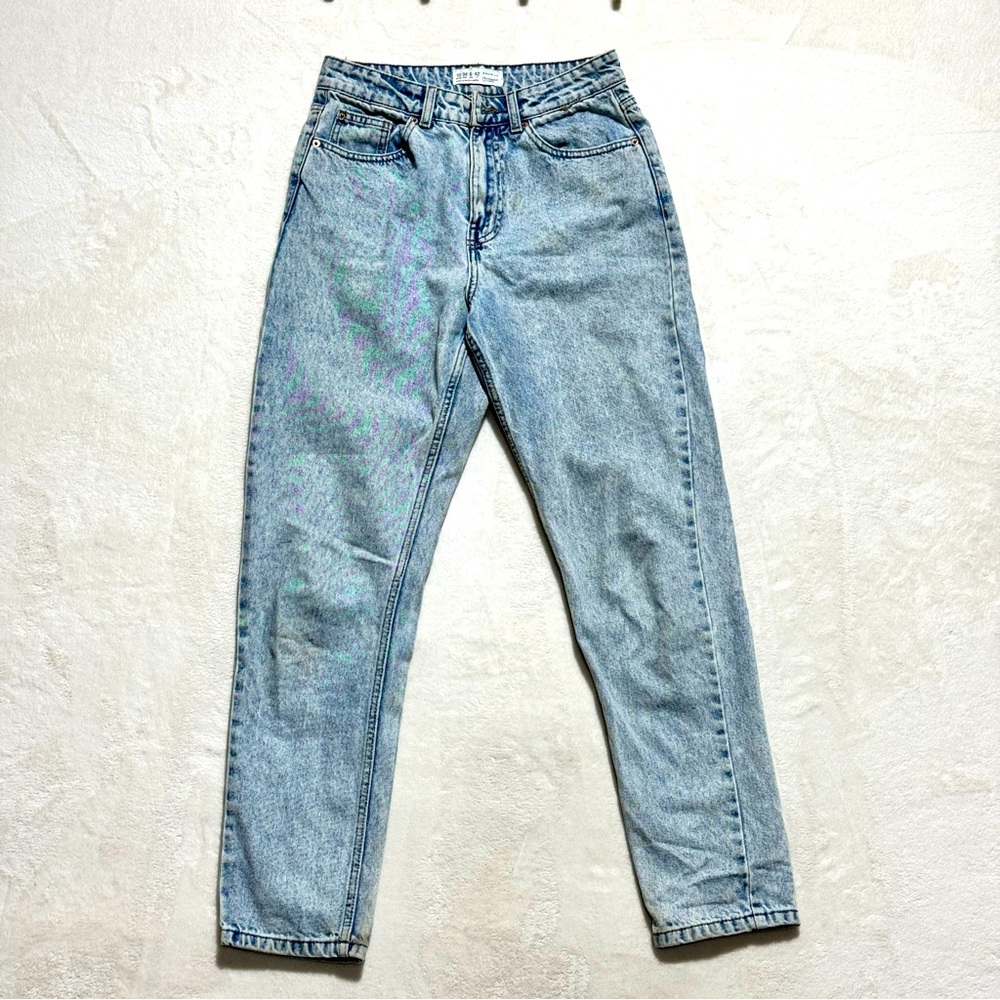 Denim co Acid Wash High Waist Denim Retro style Jeans